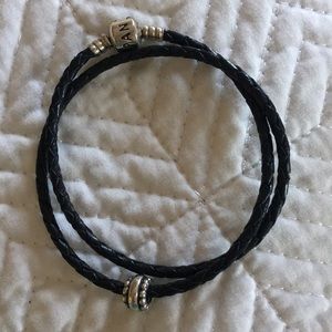 Leather Pandora bracelet